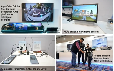 AIはOSから始まる ThunderSoft、CES 2026で車載・AIoT・ロボットを横断する「AIOS」戦略を公開