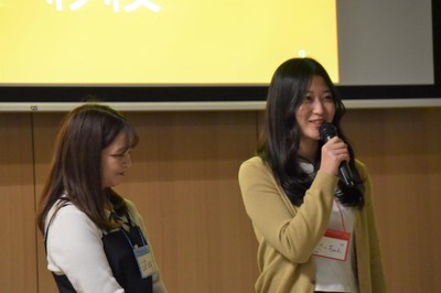司会進行を担った木村さん(右)
