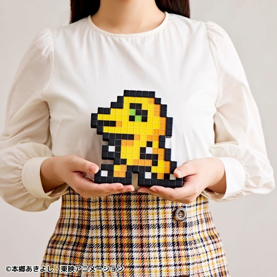 ドットライト　アグモン(サイズ感)