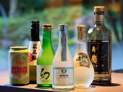 ご宿泊者限定無料サービス(日本酒飲み比べ/15時~21時まで)