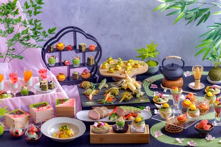 ＡＮＡクラウンプラザホテル千歳 まろやかさを増す“秋の抹茶”と可憐なピンク 見た目も味わいもときめく、大人可愛いスイーツ＆ランチブッフェ