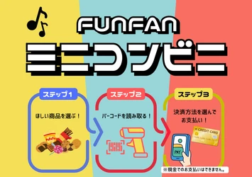 所沢駅徒歩1分の「FUNxFAN café」に新導入！
完全セルフ＆キャッシュレスの"ミニコンビニ"が登場