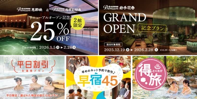人気の割引プランの利用率が前年同期比で約24.8ポイント増加 お客様のニーズに応え、お得な宿泊プランを拡充中！
