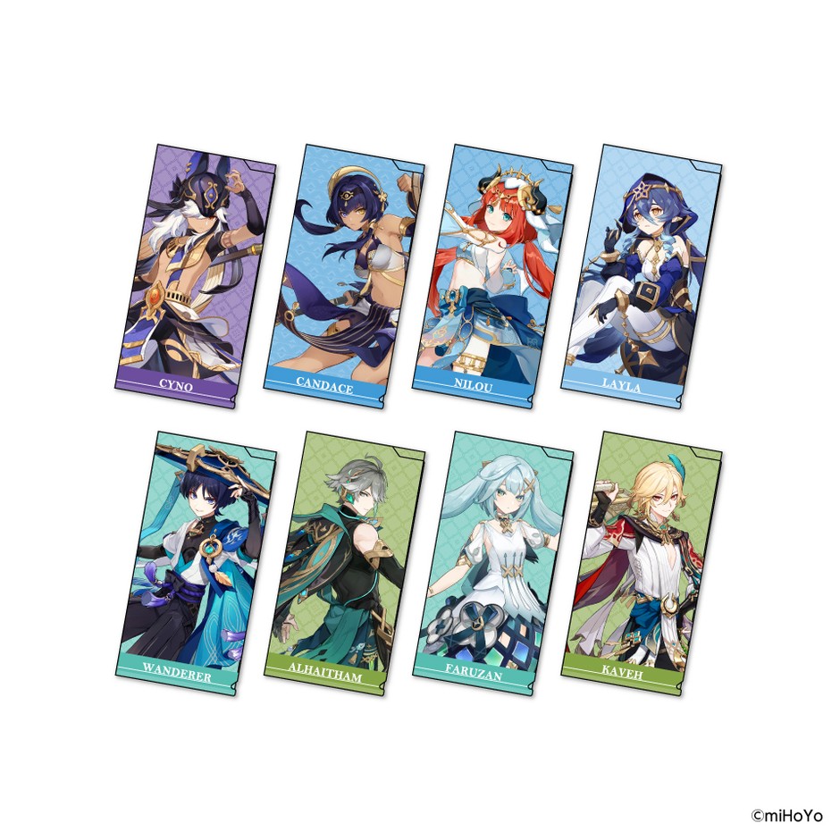 ▲キャンペーン後半 配布物:オリジナルチケットファイル(全8種) 配布期間:8月19日(土)~9月17日(日)