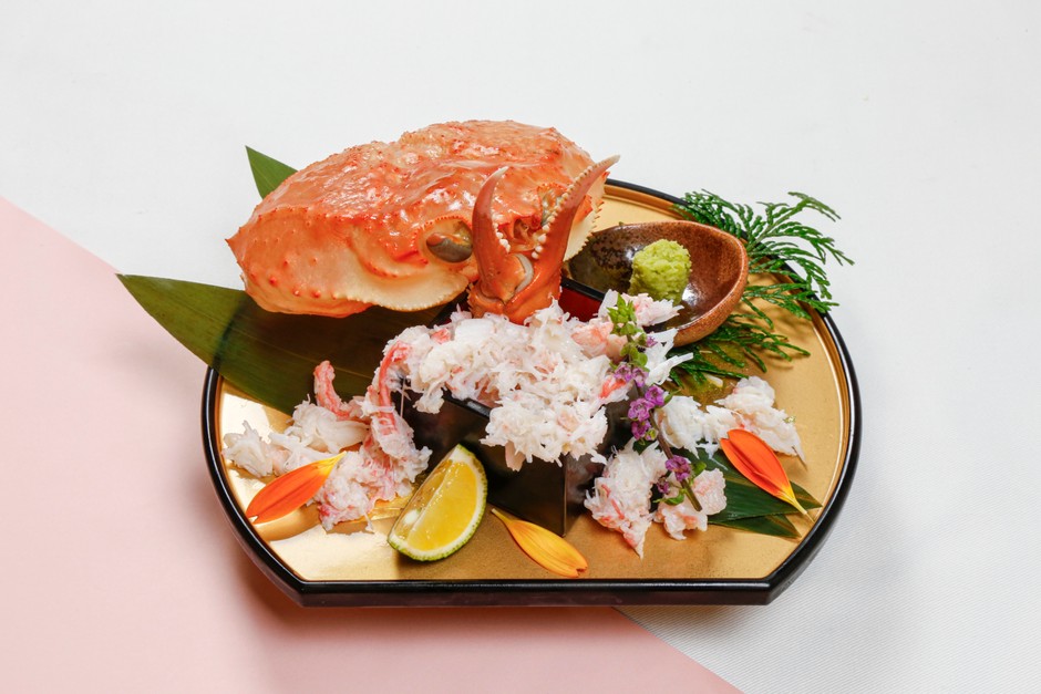 単品「カニ身 升盛り」1,280円