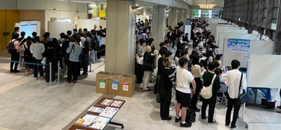 「業界研究フェア（秋の陣）」で秋冬のインターンシップ等参加を加速　近大生と日本を代表する優良企業144社との交流機会を創出