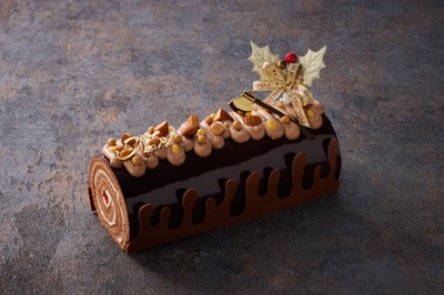 フランスの伝統的なクリスマスケーキ「ブッシュ・ド・ノエル」