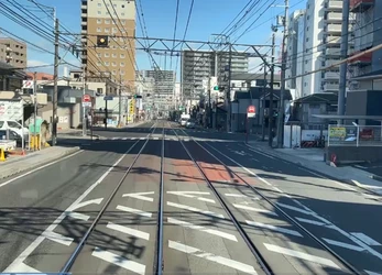 京阪電車 大津線の併用軌道における安全性向上を目指しＡＩ技術を活用した運転士を支援するシステムの実証実験を実施します
