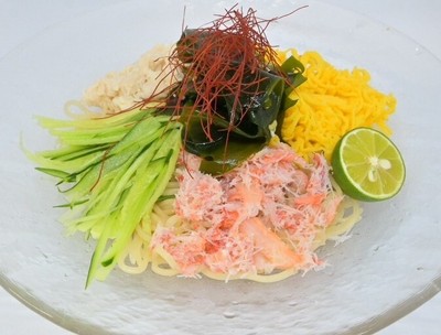 鳴門わかめの冷やし中華