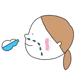生理食塩水を使えば痛くない! ©石村ともこ