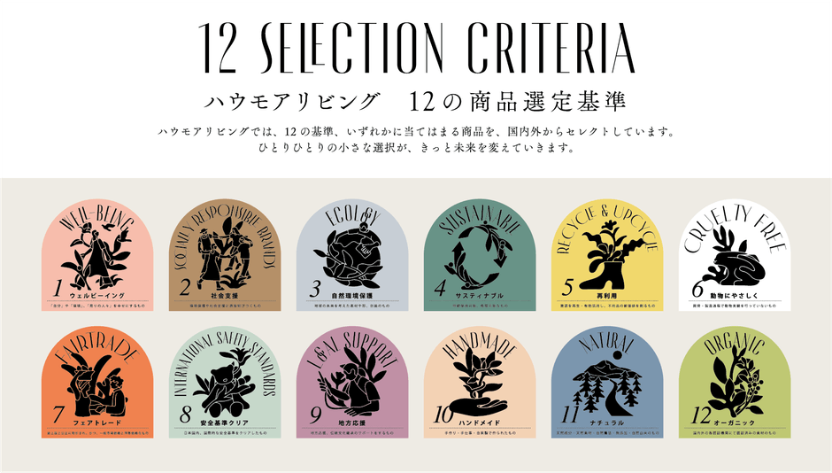12の商品選定基準