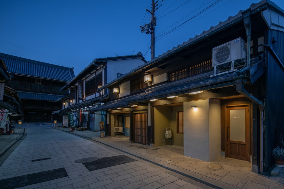 和乃リトリートひといき、薄暮の時