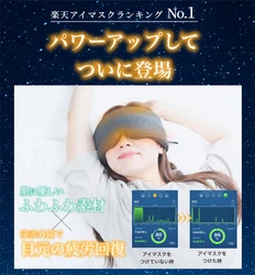 【Makuake応援購入総額1500%超え！】楽天ランキングNO.1の大人気アイマスクがパワーアップした新商品「NEYO コンディショニング アイマスク」の予約販売は2月15日まで！！