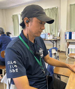 宇城市災害ボランティアセンターでの「BONX WORK」活用模様