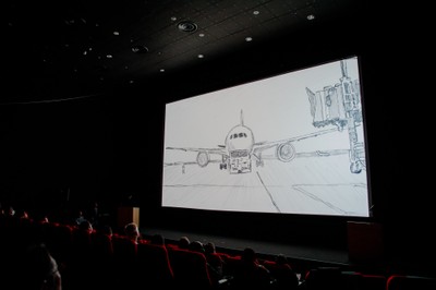 「マイエアポート」映像公開の様子