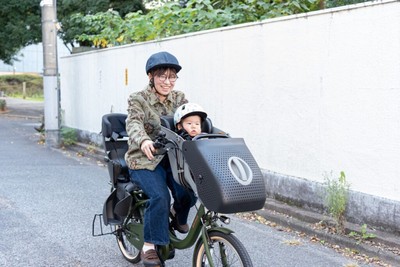 子ども乗せ自転車試乗