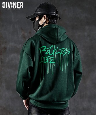 Melt Logo Hoodie(ダークグリーン)