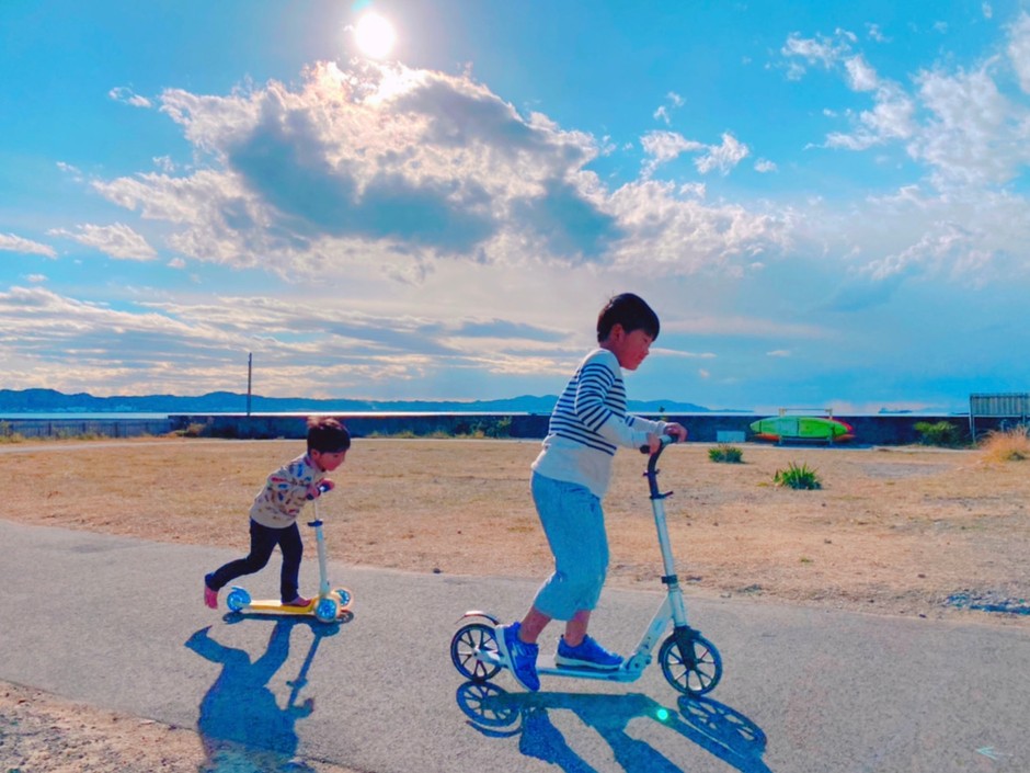 こちらも大人気キックスクーター