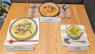 ＜現代型ストレスの蓄積とたんぱく質不足の関係 「やる気ゼロでも作れるリセッ豆乳メシ試食会」レポート＞ 心療内科医の姫野友美先生が 「ストレス対策におけるたんぱく質の重要性と豆乳活用」を解説　 「ストレスに負けないカラダ」づくりのカギは 「たんぱく質の動植物バランス」　 “植物性たんぱく質＋マグネシウム”を手軽に摂れる豆乳に注目