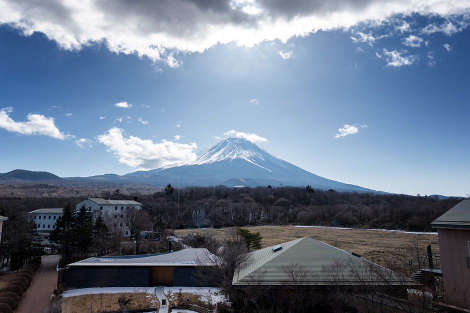 富士クラシックホテルから見る「富士山」
