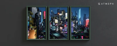 今夜は七夕。鹿児島にシカゴ、仮想世界の夜景まで。Atmoph Window 2で、世界各国の夜を独り占め