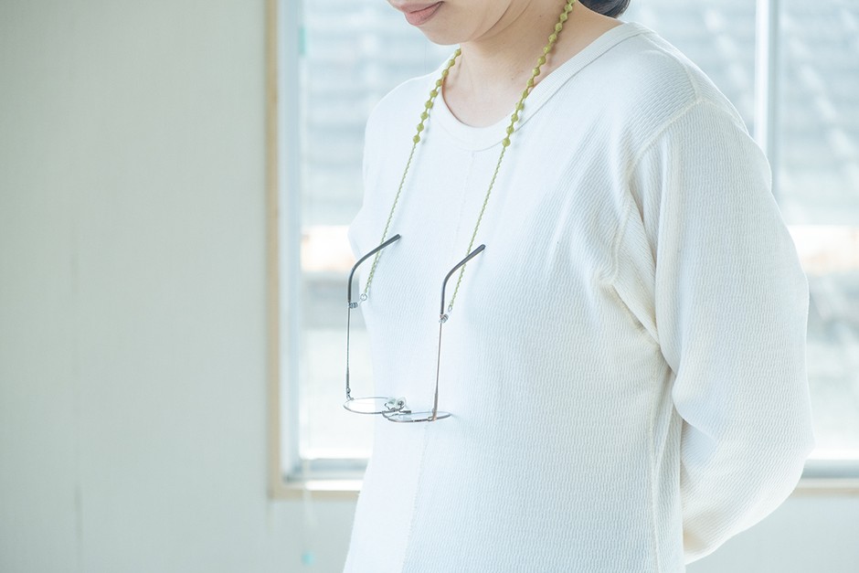 糸で出来ているので着け心地もやさしい