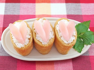 岩下の新生姜のハートいなり