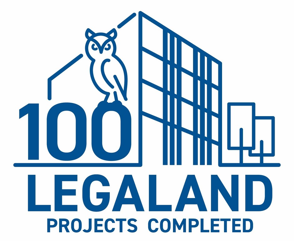 LEGALAND100棟記念ロゴマーク