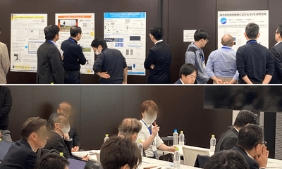 会場内ポスター掲示・Q&Aセッションの様子