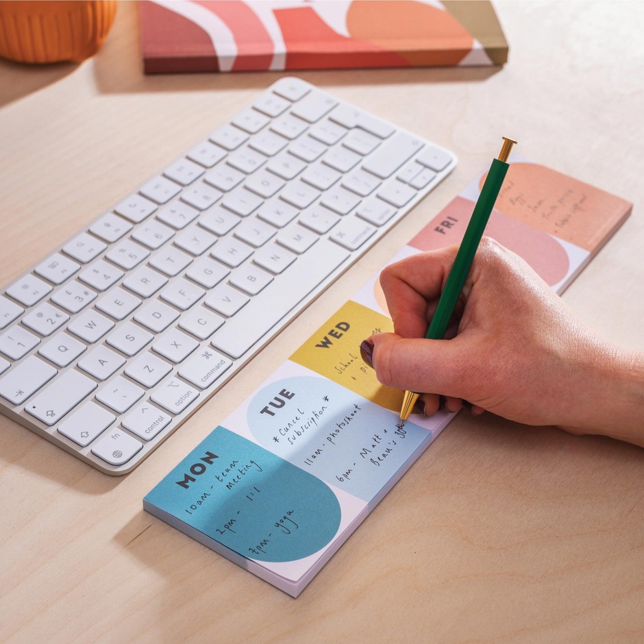 Keyboard Weekly Planner Pad