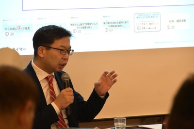 審査員を務めたクララ株式会社の家本賢太郎代表取締役社長