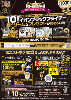 ブラックフライデー 販促画像