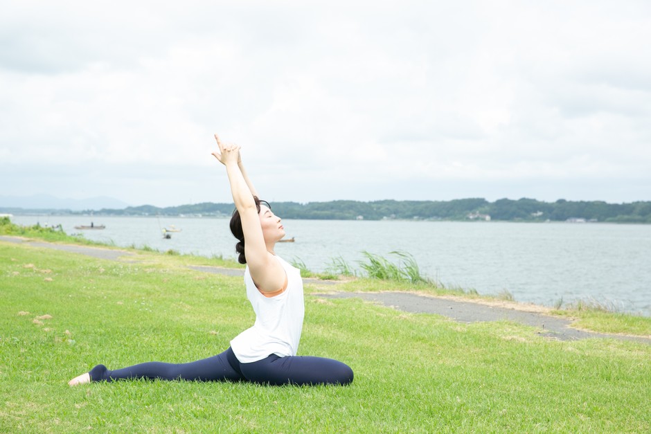 鉾田市内のヨガスタジオ「YOGA Studio Dwar」代表 五月女薫先生