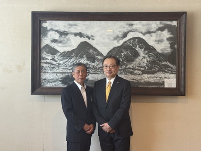 香春町 鶴我町長と高田新社長