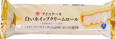 アイスケーキ　白いホイップクリームロール ～北海道産純生クリーム使用～　パッケージ単品画像