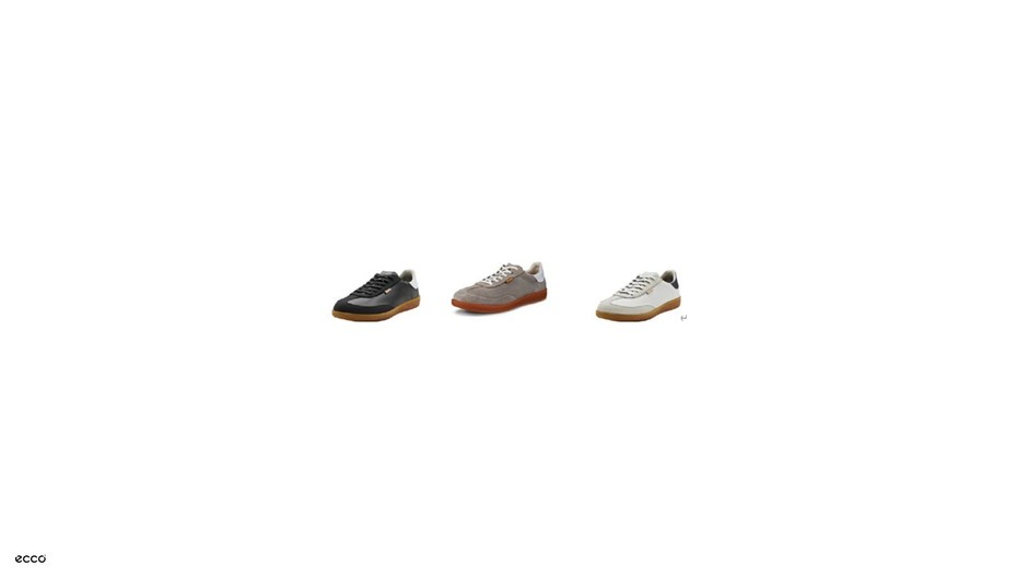 (左から)BLACK/BLACK/BRIGHT WHITE　PURE CASHMERE/BRIGHT WHITE　GRAVEL/WHITE/MARINE　各￥29,700