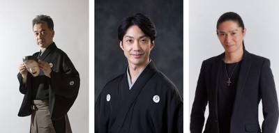 (左から)佐野登、野村萬斎、SAM