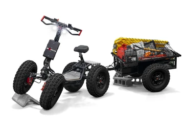 消防車のモリタ「震災対策技術展 in 仙台」に初出展。電動資機材搬送車 EZ-Raider等を展示