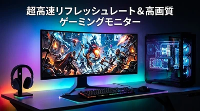 ゲーミングモニター市場の最新予測：2026年に9120百万米ドル規模、成長率5.8%の見通し