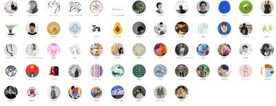 参加アーティストは総勢61名!アイテム化対象のアート作品は239点、販売アイテム数は1,121点