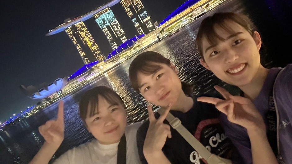 シンガポール研修での１コマ