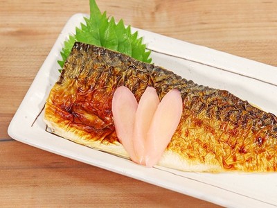 焼き魚に岩下の新生姜