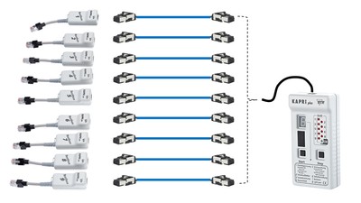 RJ45 9本連続測定例