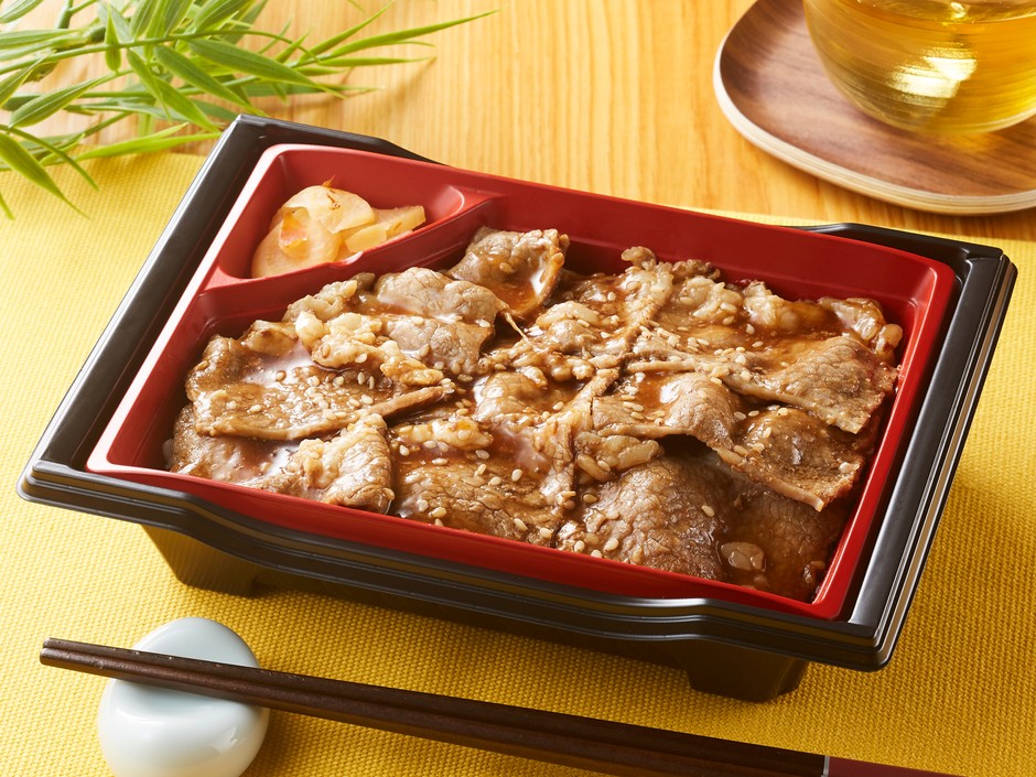 牛カルビ焼肉重 単品画像