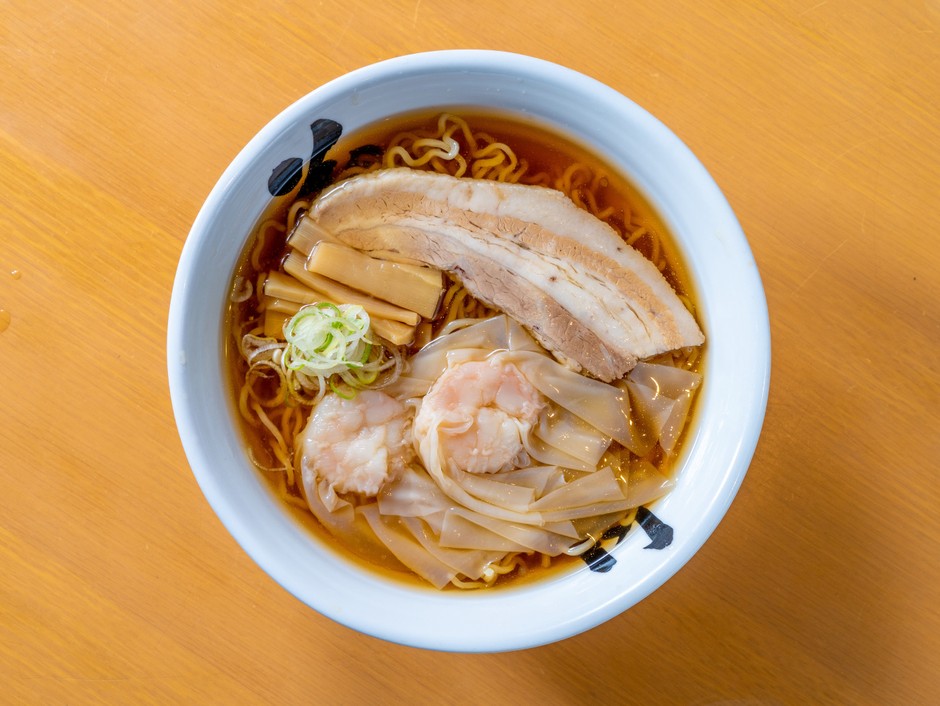 「海老ワンタン麺」