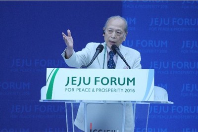 世界80か国、5000人の前で講演(済州・アジア平和フォーラムにて　2016年5月）