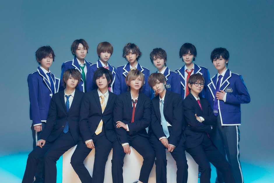 風男塾 PR大使(前列)と現メンバー(後列)