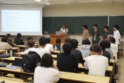 10月1日に行われた現地演習の報告会