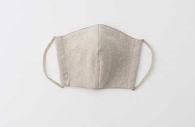 リネン抗菌マスク 全2色 1,760円(税込) (ネストローブ)