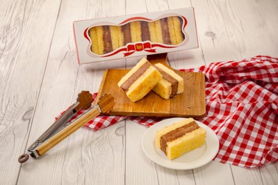 サンドイッチ風で食べやすく